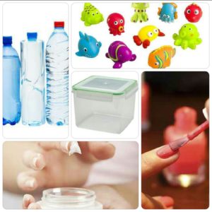 Des phtalates peuvent être retrouvés dans les bouteilles d'eau, jouets, cosmétiques, et les contenants en plastique