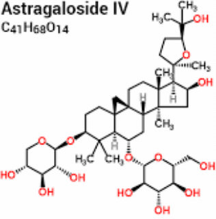 Astragaloside, hétéroside du cycloastragenol